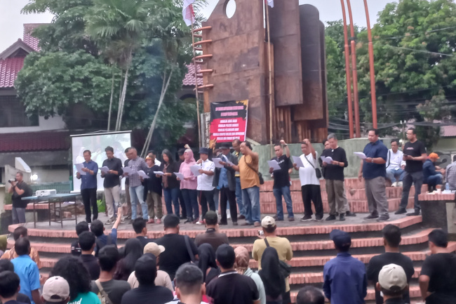 Maklumat Kebangsaan Tolak Pelanggar HAM dan Politik&nbsp;Dinasti