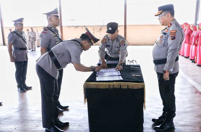 Rotasi 6 Perwira Polres L.Batu, Kasi Humas Jabat&nbsp;Kapolsek