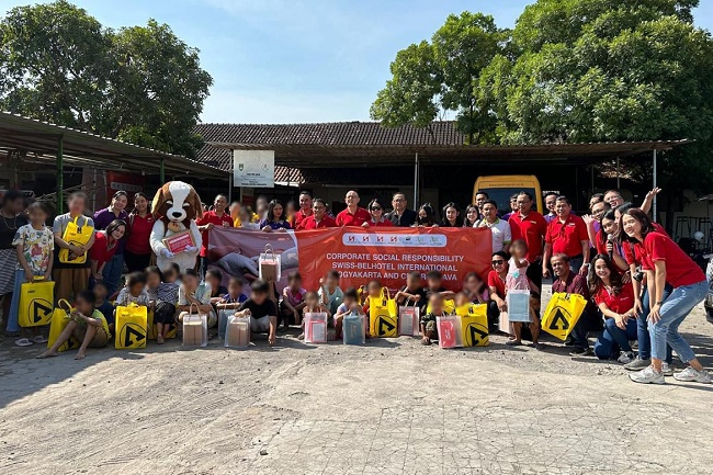 Jaringan Swiss-Belhotel Internasional di Jogja, Solo, Semarang Peringati Hari Anak Nasional dengan Aksi Sosial 